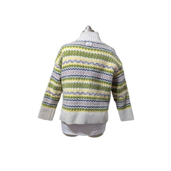 Barbour Holkham Wool Blend Sweater Multicolor Women’s Size 10 USED - Picture 3 of 8